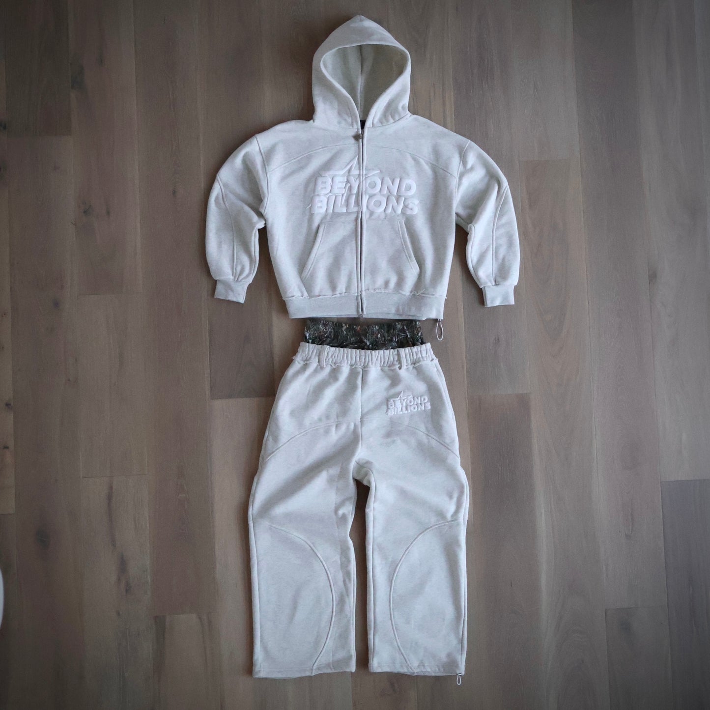 'Arctic Grey' Zip-up