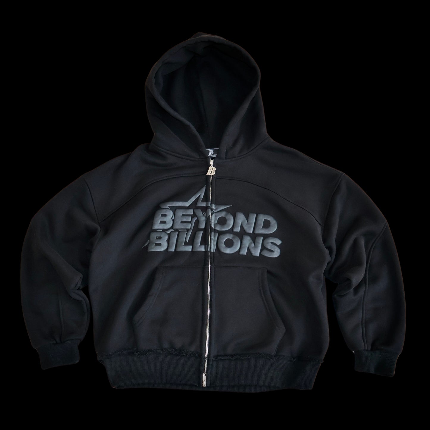 'Midnight Black' Zip-up