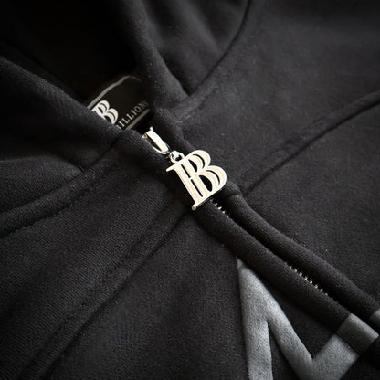 'Midnight Black' Zip-up